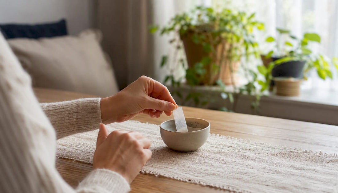 Hand peeling Ayurvedic oral wellness strip